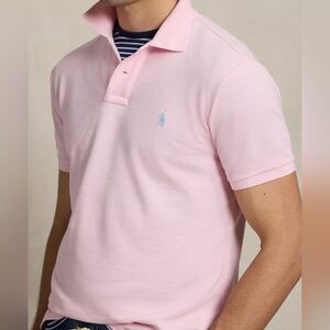 Polo by Ralph Lauren Men's Pink Polo Shirt